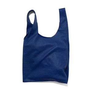 Baggu cobalt blue leather shopper